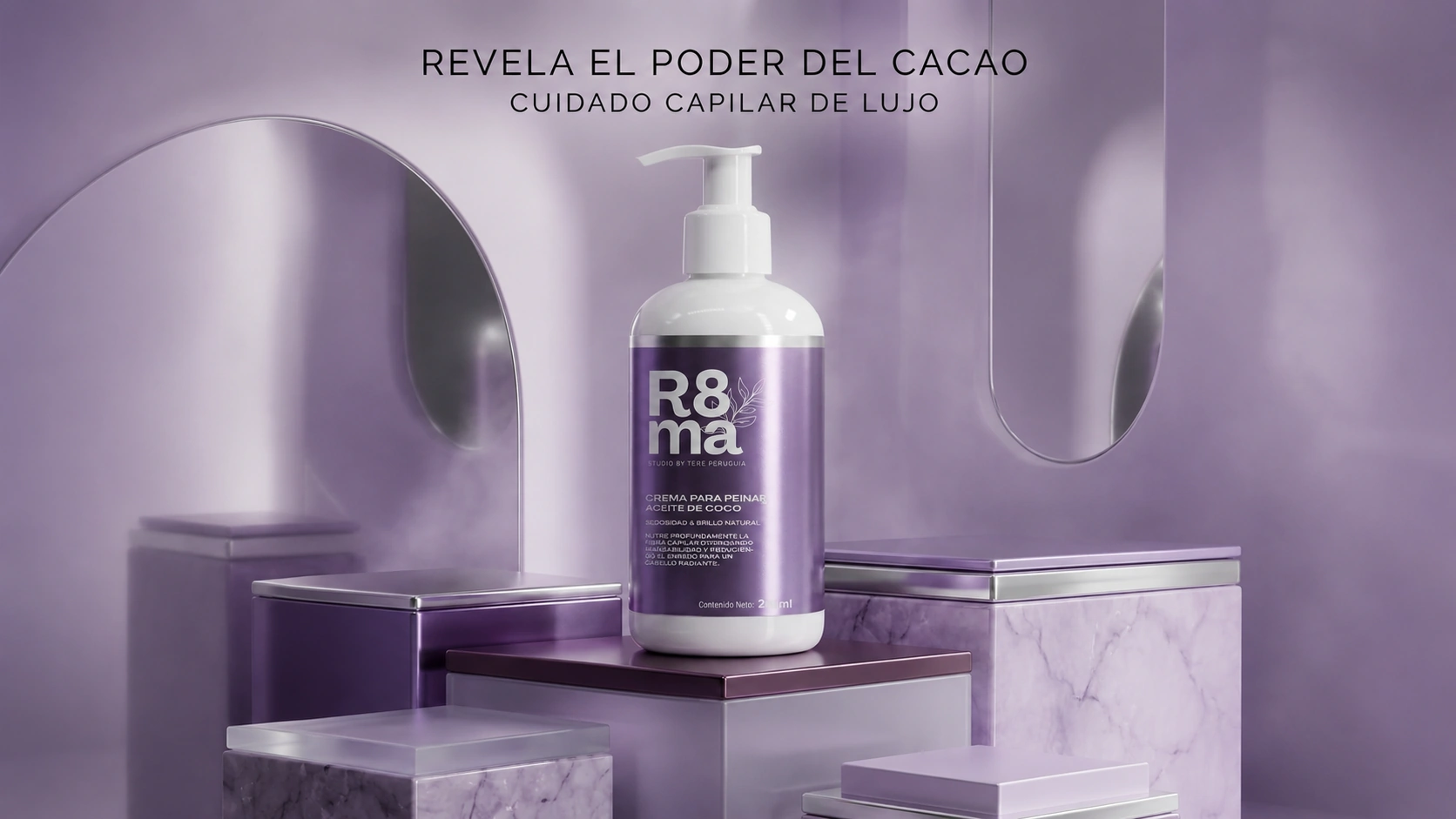 Crema para Peinar Aceite de Coco
